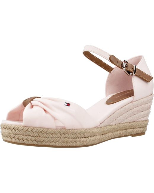 Tommy Hilfiger Basic Open Toe S Espadrilles Whimsy Pink