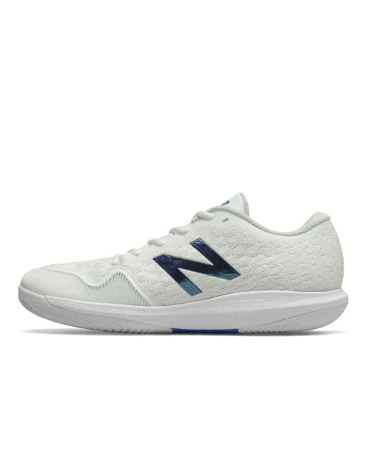 New Balance Gray Fuelcell 996 V4 Hard Court Tennis Shoe for men