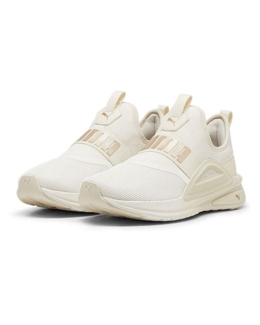 PUMA White Softride Enzo Evo Slip-On Running Shoes EU 40