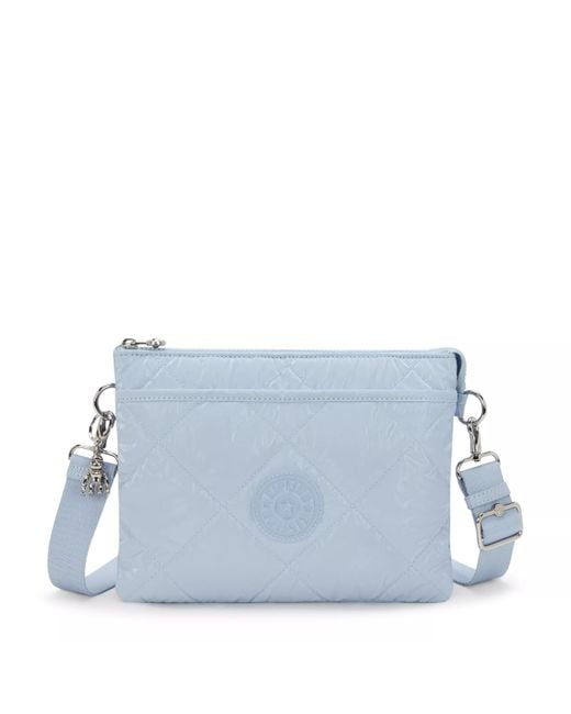 Kipling Riri Quilted Crossbody Bag in Blue | Lyst UK