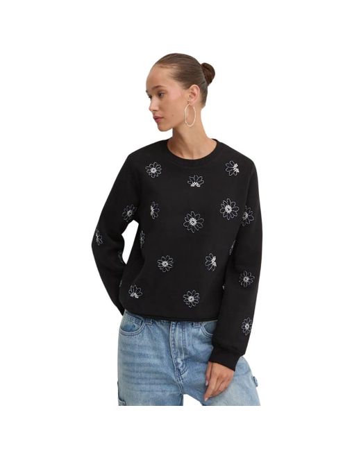 Sweat à ches Longues en Tricot pour Shirt Desigual en coloris Black