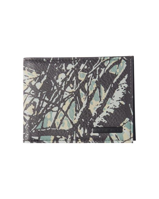 Quiksilver Black Tri-fold Wallet For - Tri-fold Wallet for men