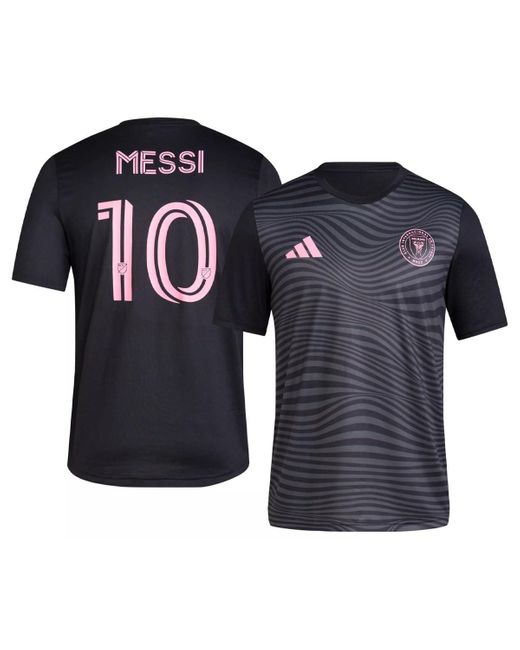 Adidas Blue Lionel Messi Inter Miami Cf #10 Player Name & Number Performance Shirt for men
