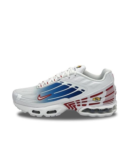 Nike Blue Air Max Plus Iii Tn Trainers Sneakers Leather Shoes Fn3411 for men