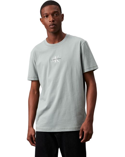 Calvin Klein Black Monologo Tee S/s T-shirt for men