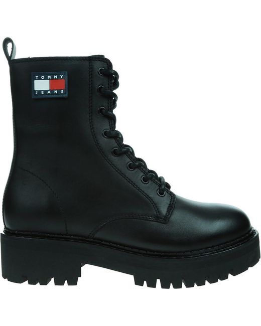 Stivaletti Donna Art EN0EN02628 di Tommy Hilfiger in Black