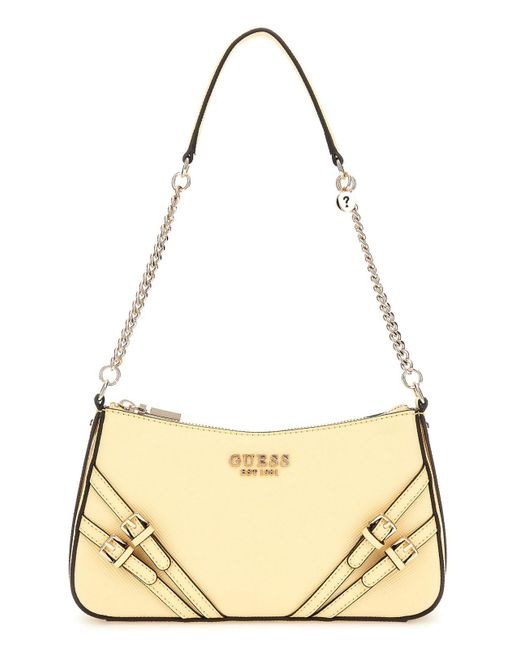 BRAMINA Top Zip Shoulder di Guess in Metallic