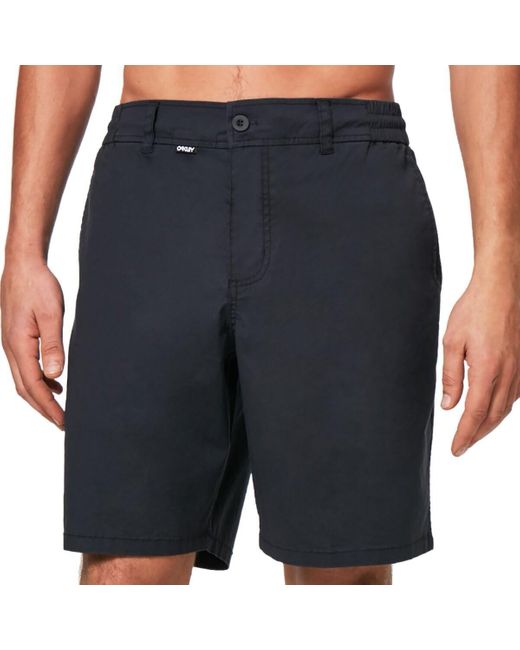 Oakley Black S Chino 19 Hybrid Short Swim Trunks for men