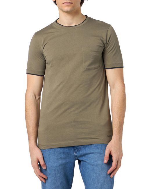 Geox Green M T-shirt Pocket R/n for men