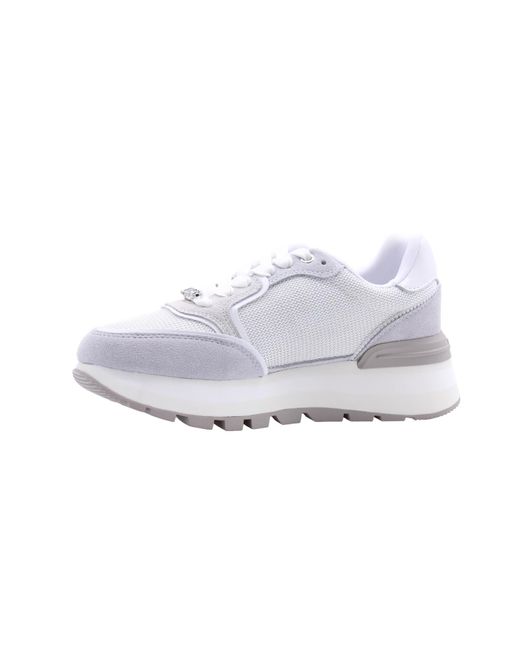 Liu Jo White Flache -Sneakers Marke