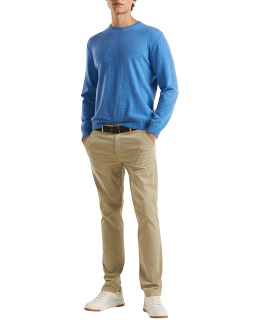 Maglia G/C M/L di Benetton in Blue da Uomo