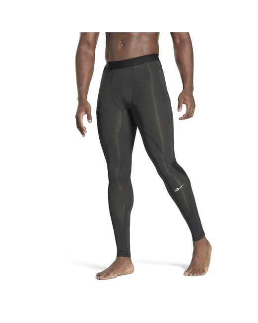 Workout Ready Compression Pantalones Reebok de hombre de color Black