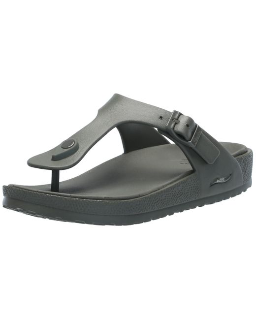 Skechers Black T-Riemen Sandale