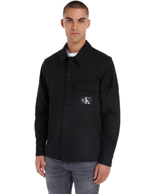 Calvin Klein Black Utility Shirt J30j324610 Casual for men