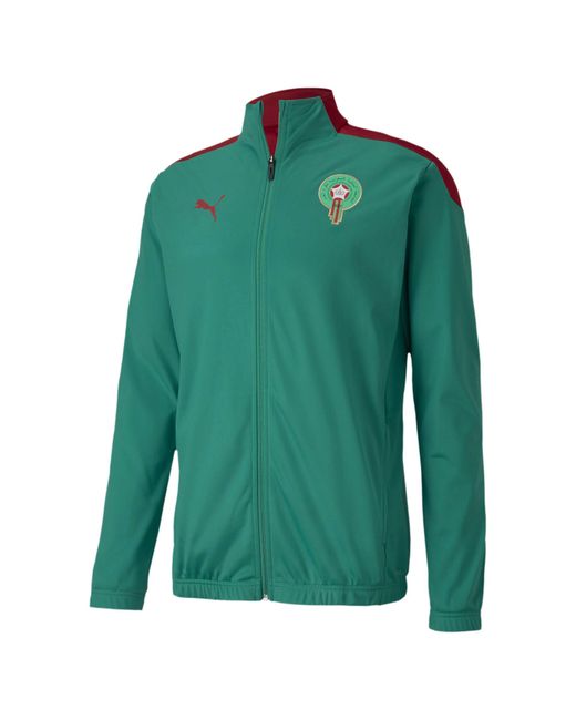 PUMA Morocco Stadium Football Jacket Pepper Green-chili Pepper Xs for men