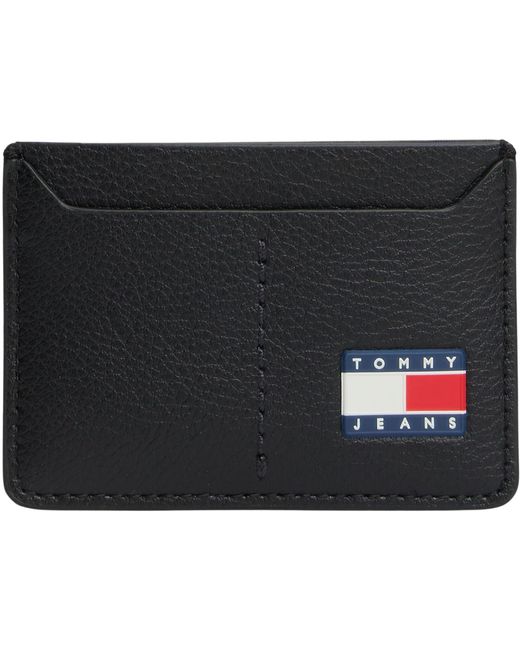 Tjm Heritage CC Holder Am0am13700 di Tommy Hilfiger in Black da Uomo