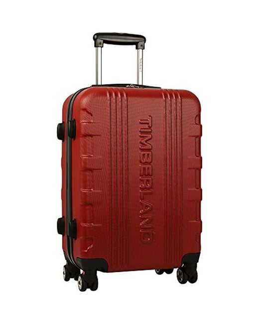 Timberland 3 Piece Hardside Spinner Luggage Set in Red | Lyst