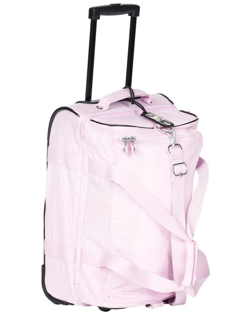 Kipling Pink Teagan Us Carry On Luggage