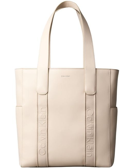 Calvin Klein Natural Webbing Strap Tote Lv04f3289g Tragetasche