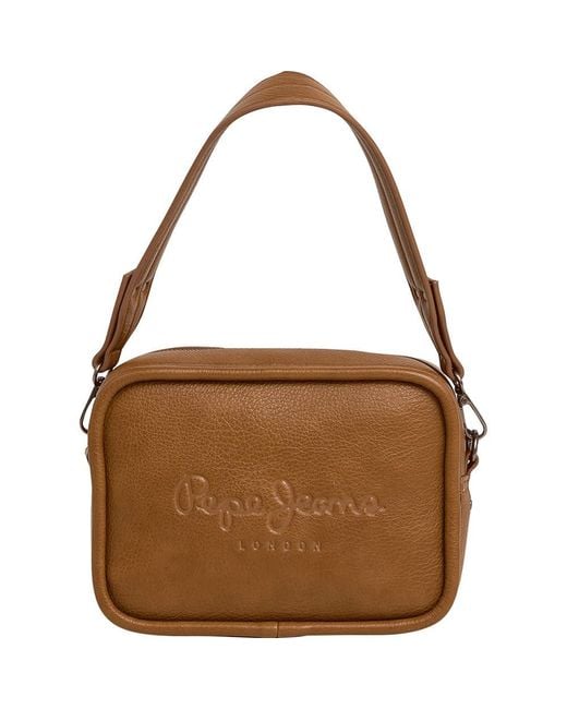 Bassy Code Shoulder Bag One Size Pepe Jeans en coloris Brown