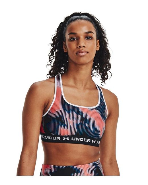 Under Armour Crossback Sports Top Medium Support Xl in Blue | Lyst UK