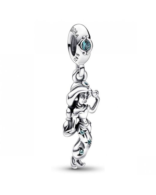 Pandora Metallic Disney Aladdin Princess Jasmine Sterling Silver Charm Pendant X Disney Collection Compatible Moments Bracelets 792343c01
