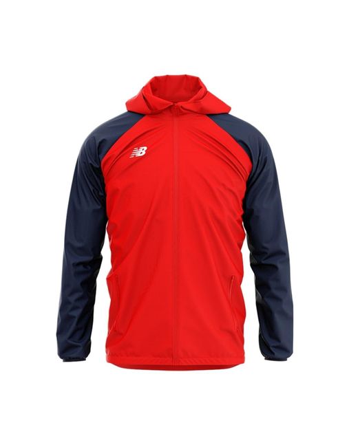 New Balance S Rain Jacket High Rise Red/navy M for men