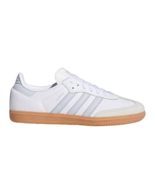 Adidas White Samba Classic Soccer Shoe