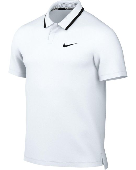 Nike White M Nkct Df Advtg Polo Top for men