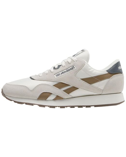 Reebok Black Male Adult Classic Nylon Chalk/trebro/rbkle2 5.5 for men