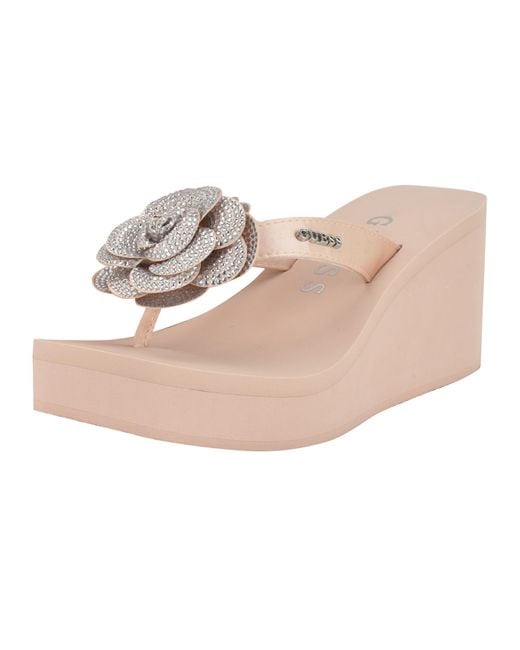Guess Pink Damani Wedge Sandal