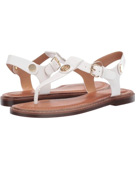 Tommy Hilfiger Black Bennia Flat Sandal