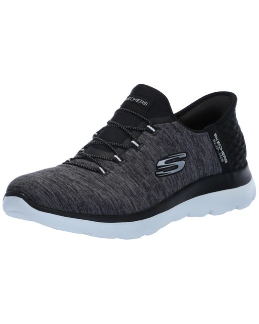 Skechers Black Hands Free Slip Ins Summits Dazzling Haze Sneaker