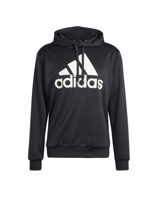 Sportswear French Terry Hooded Track Suit Chándal Adidas de hombre de color Black
