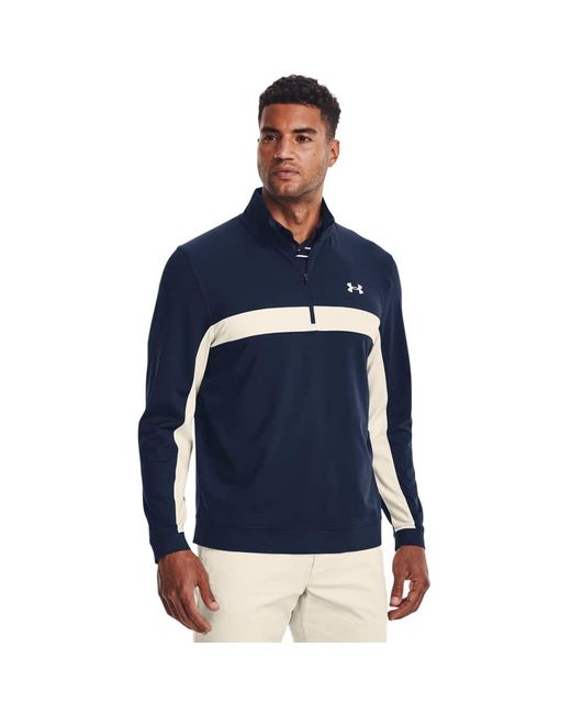 Under Armour Blue Storm Midlayer 1/2 Zip Long-sleeve T-shirt for men