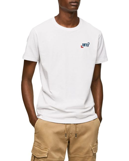 Raey T-Shirt Pepe Jeans pour homme en coloris White
