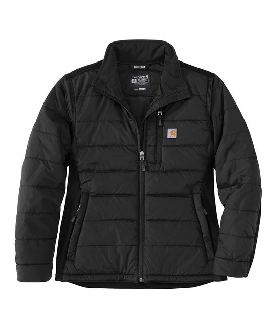 Carhartt Black Rain Defender Relaxed Fit Lightweight Insulated Jacket