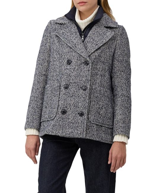 Cabanjacke mit herausnehmbarem Steppeinsatz in Grau Lyst DE