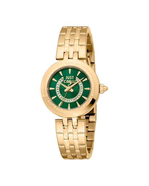 Orologio Analogico al Quarzo Donna con Cinturino in Acciaio Inox JC1L314M0065 di Just Cavalli in Metallic