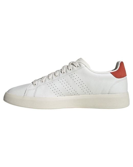 Adidas Advantage Premium Leather Shoes Sneakers in White für Herren