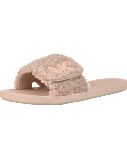 michael kors pink slides
