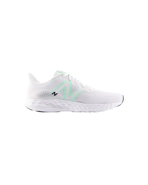 411, Sneaker Hombre, Color Blanco, 44.5 EU New Balance de hombre de color White