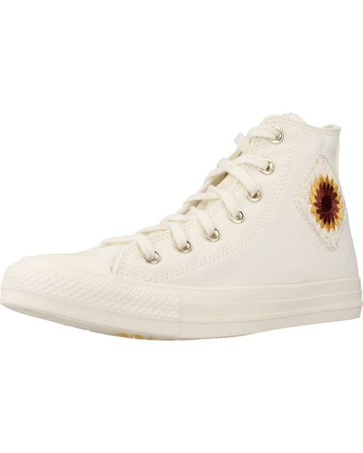 Chuck Taylor all Star Hi Bianco 41 di Converse in Natural