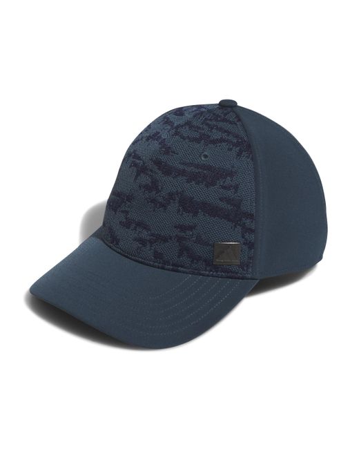 Adidas Blue Jacquard 5-panel Golf Hat Cap for men