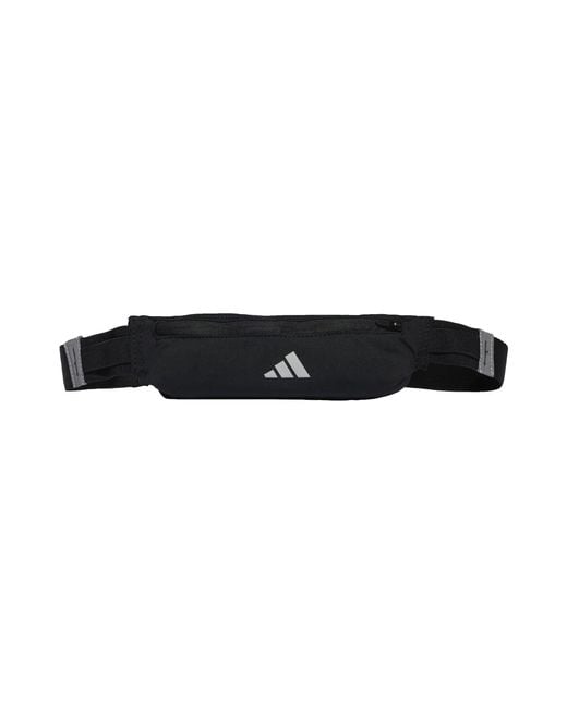 Adidas Black 's Running Belt Waist Bag Pack