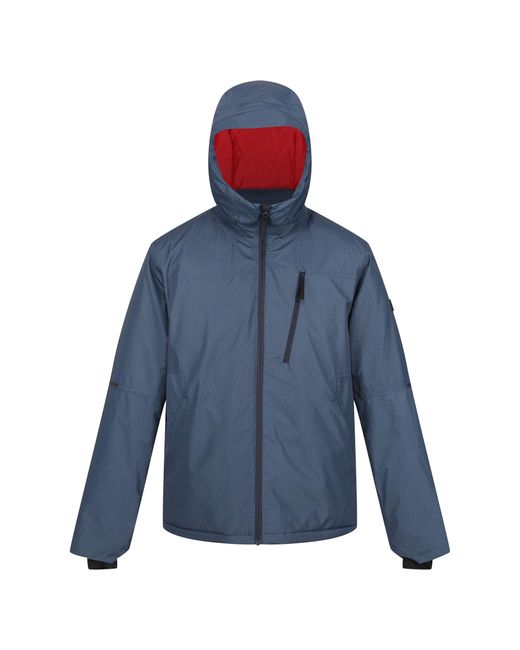Regatta Blue S Harridge Breathable Waterproof Hooded Jacket for men