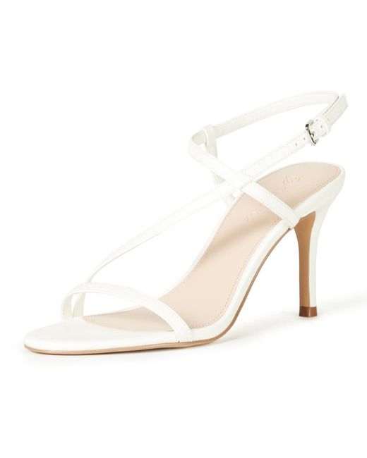 The Drop Natural Arco Strappy Heeled Sandal
