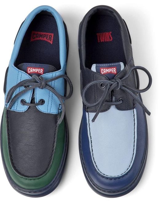 Camper Tws Boat Shoe in het Blue voor heren
