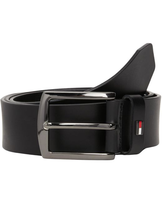 Tommy Hilfiger Black Denton 3.5 Ext Fixed Belt for men