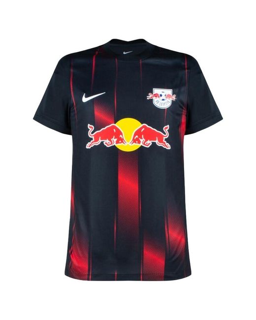 Nike Blue 2022-2023 Leipzig Third Football Soccer T-shirt Black for men